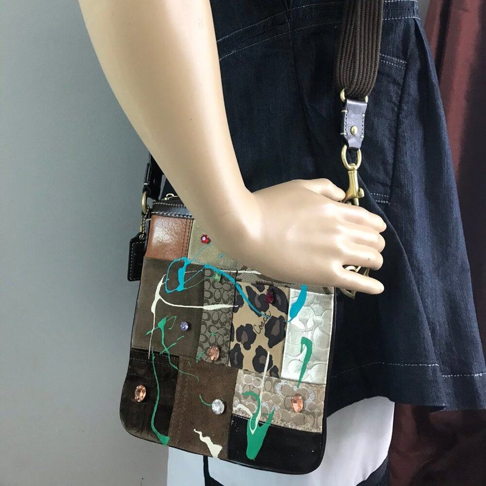 COACH Customized Multicolor Fabric Crossbody Bag - Picture 7 of 8